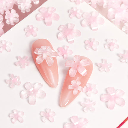 Charms pour nail art en forme de fleur 3D