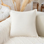 Housse de coussin 45x45cm / Blanc simple
