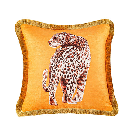 Fashion Leopard Sofa Waist Cushion Tide Brand Pillowcase - Wnkrs