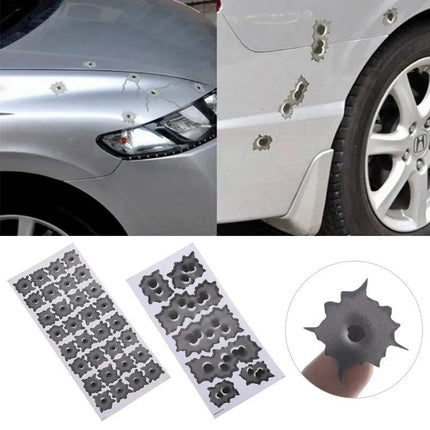 3D Bullet Hole & Scratch Car Decals - Wnkrs