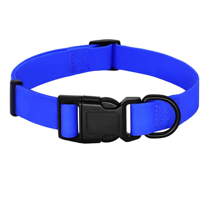 Waterproof PVC Dog Collar Anti-Dirt and Easy to Clean for Small, Medium, and Large Dogs