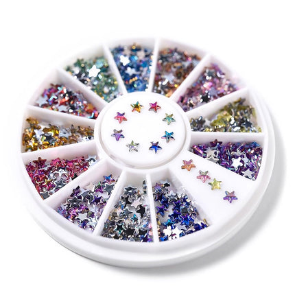 Strass pour nail art en forme d'étoile