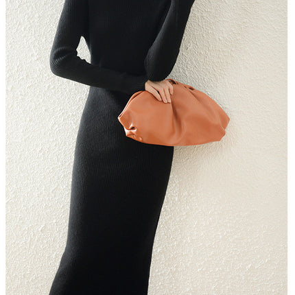 Cashmere Dress Slim-fit Sheath Long Knitted Wool Dress