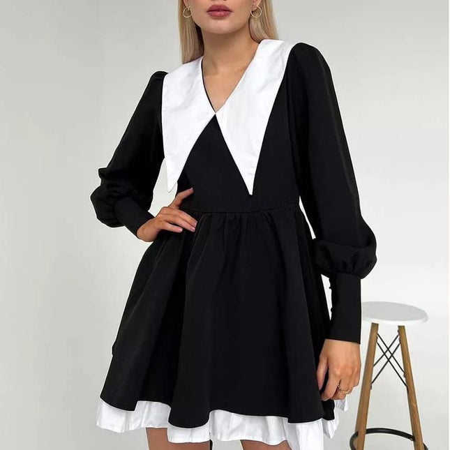 Robe de soirée mini à épissures