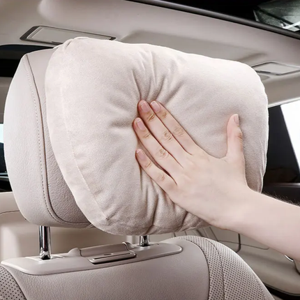 Universal Adjustable Car Neck Pillow Support with Soft Plush Finish - Wnkrs