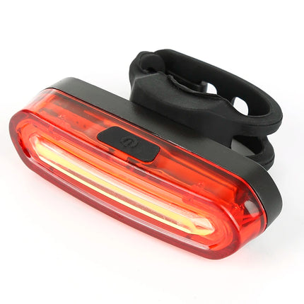 Luz trasera LED para ciclismo nocturno recargable por USB