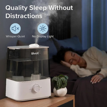 Humidificador ultrasónico de llenado superior