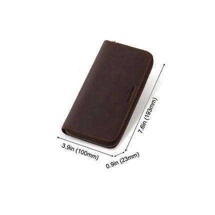 Genuine Leather RFID Blocking Men's Wallet