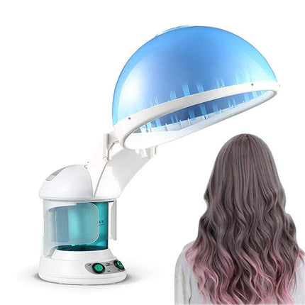 2-in-1 Multifunctional Facial & Hair Steamer with Ozone & Essential Oil Aromatherapy - Wnkrs