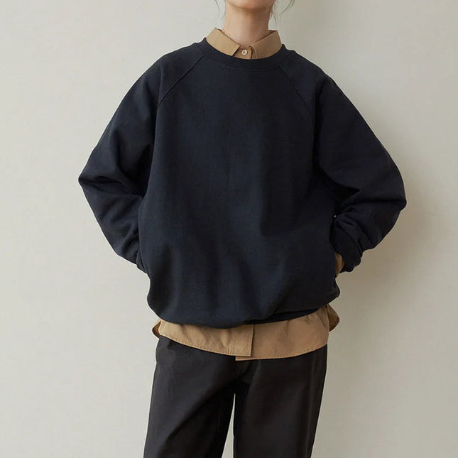 Sudadera con capucha de algodón de gran tamaño y acogedora para mujer