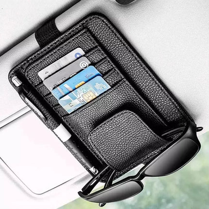 Deluxe Car Sun Visor Multi-Pocket Organizer - Wnkrs