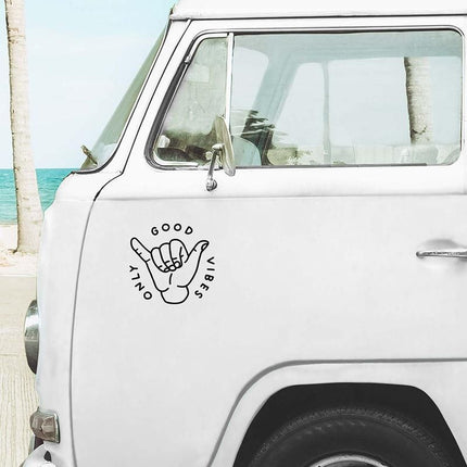 Good Vibes Van & Caravan Vinyl Decals - Wnkrs