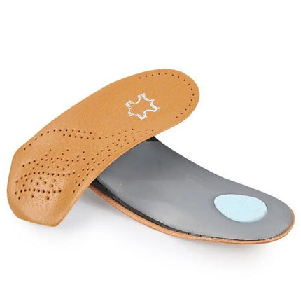 Arch Support Cowhide Insoles for Plantar Fasciitis & Foot Comfort - Wnkrs