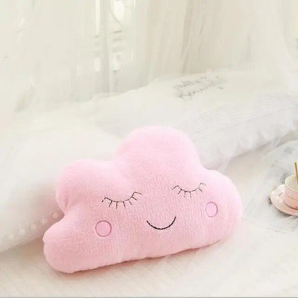 Nice Stuffed Cloud Moon Star Raindrop Plush Pillow - Wnkrs