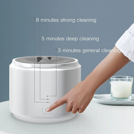 480ML Ultrasonic Jewelry and Lens Cleaner with 42KHz Transducer - Wnkrs