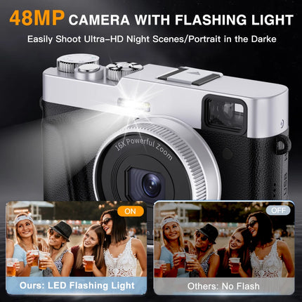 4K Autofocus Vlogging Camera with 48MP