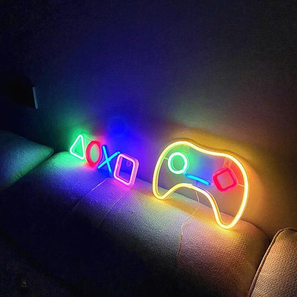 USB-Powered Neon Gaming Icon Light - Wnkrs