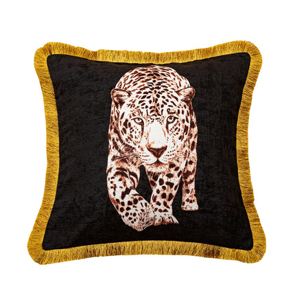 Fashion Leopard Sofa Waist Cushion Tide Brand Pillowcase - Wnkrs