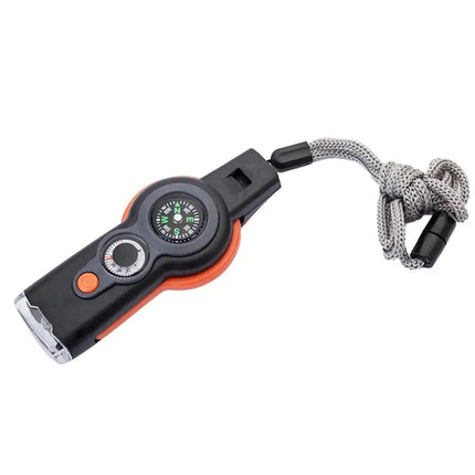 Multi-Purpose Outdoor Emergency Survival Tool with LED Light and Whistle - Wnkrs