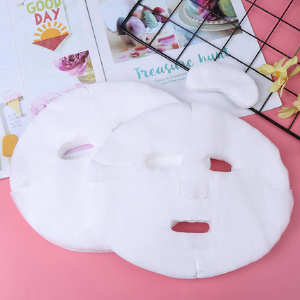 Lot de 100 masques faciaux en coton doux et respirants blancs