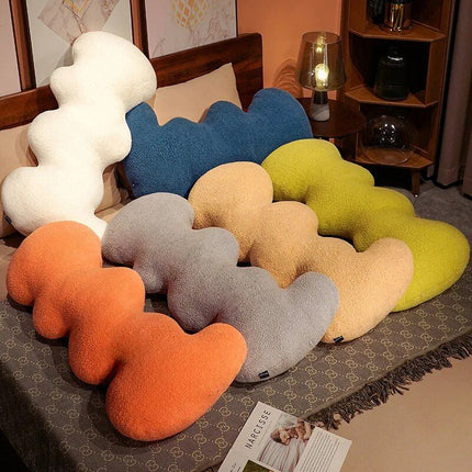 100CM Plush Water Ripples Long Throw Pillow - Wnkrs