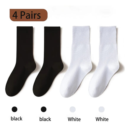 4 pares de calcetines sueltos de algodón para mujer