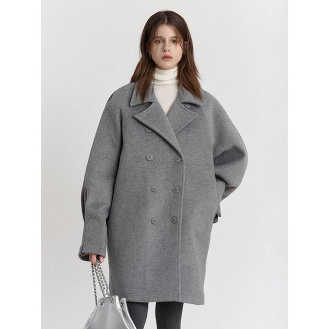 Manteau en laine pour femme élégant et confortable