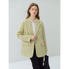 Blazer verde amarillento