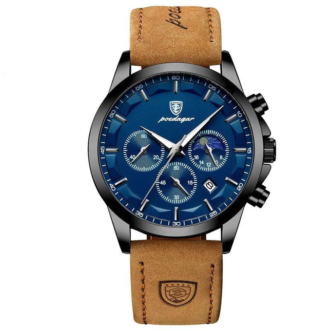 Quartz Chronograph Sports Watch: Luxury, Style, Functionality