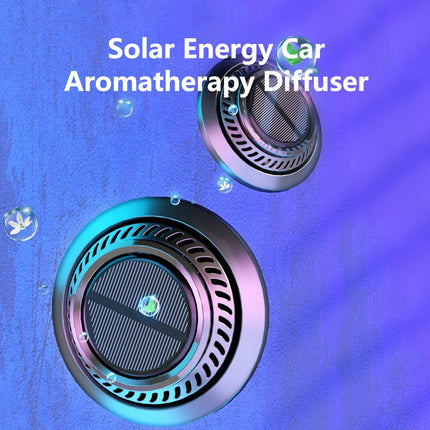 Diffuseur d'aromathérapie en forme d'OVNI à énergie solaire pour voiture