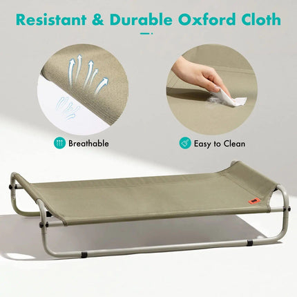 Elevated Dog Bed with Sturdy Double Rod - Wnkrs