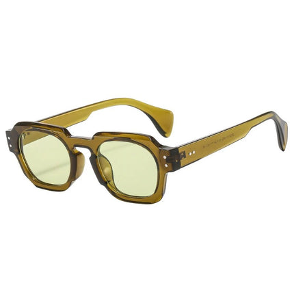 Lunettes de soleil carrées vintage avec protection UV400