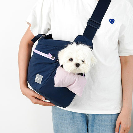 Elegante bolso de hombro para transportar mascotas, para perros pequeños y medianos