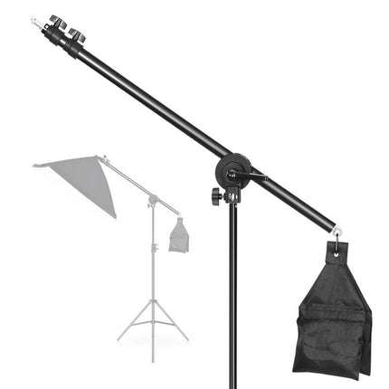 Professional Telescopic Boom Arm Light Stand with Sandbag for Studio Lighting - Wnkrs