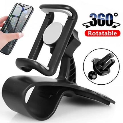 360° Rotatable Dashboard Car Phone Holder - Universal Fit for Smartphones - Wnkrs