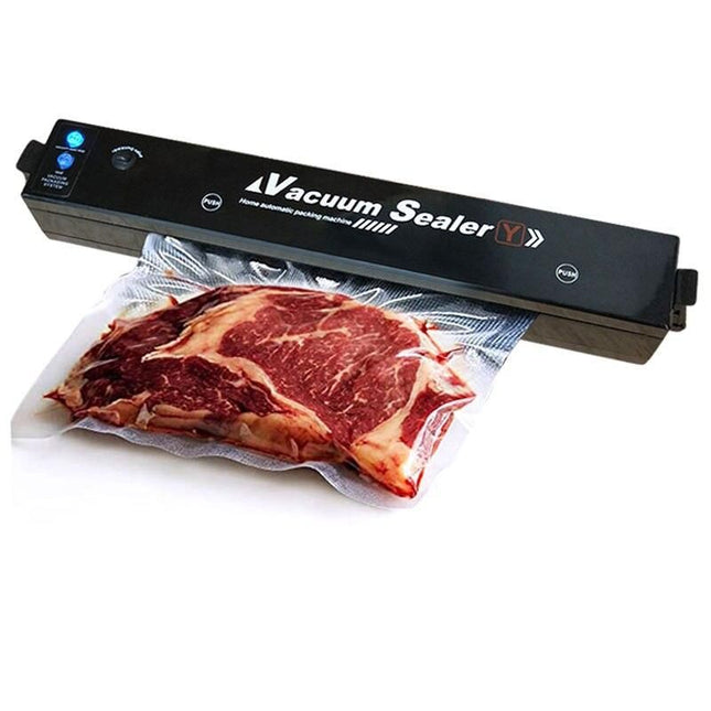 Compact Household Vacuum Sealer with 10 Storage Bags for Fresh Food Preservation - Wnkrs