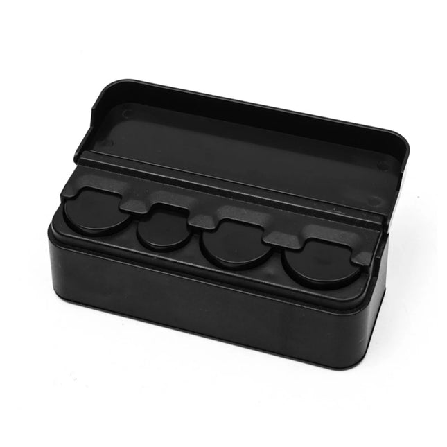 Compact Black Euro Coin Organizer for Car