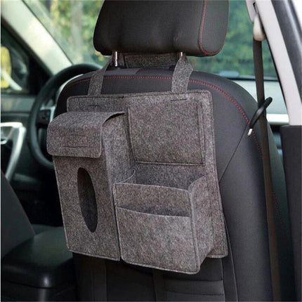 Multi-Function Felt Car Seat Back Organizer - Wnkrs