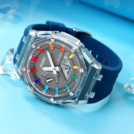 Led Light Electronic Waterproof Men Watch