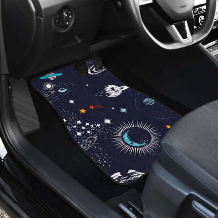 Galactic Outer Space Car Floor Mats - Wnkrs