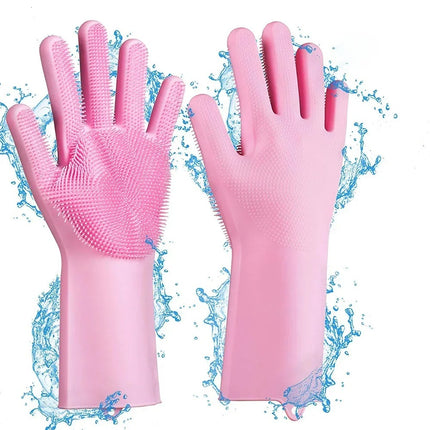 Guantes de silicona para el cuidado de mascotas