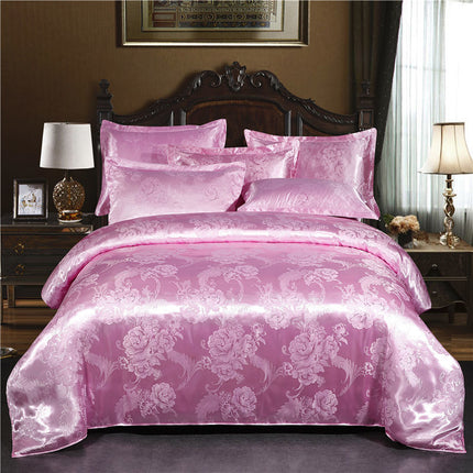 European Jacquard Quilt Cover Single And Double Silk - Wnkrs