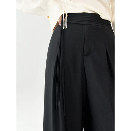 Pantalon long noir pour femme