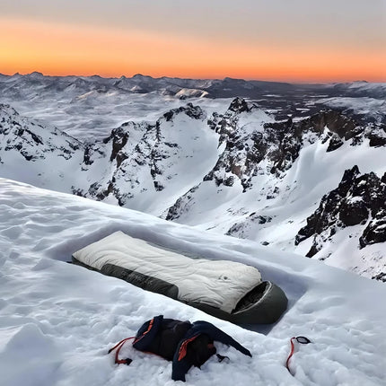 Saco de dormir de plumón para invierno