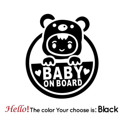 Reflective 'Baby on Board' Vinyl Car Decal - Wnkrs