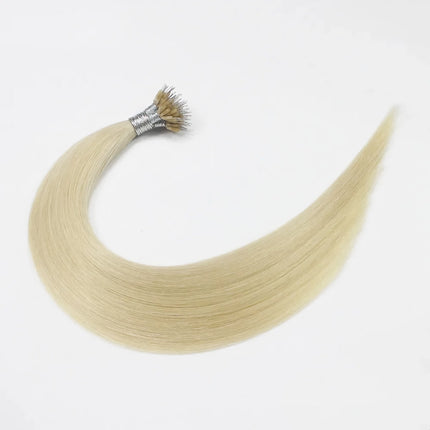 Extensiones de cabello humano con queratina y punta en U de primera calidad