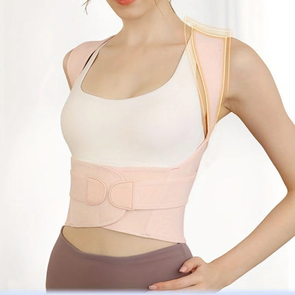 Adjustable Back Brace Posture Corrector - Shoulder Support & Pain Relief