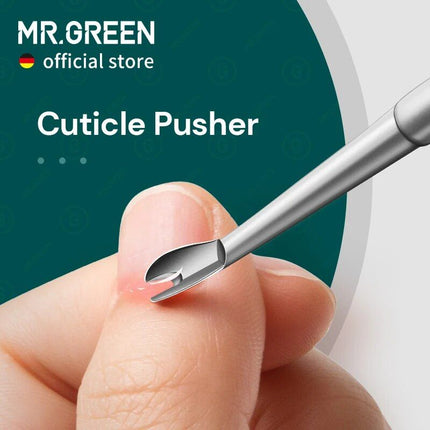 Cuticle Remover & Dead Skin Pusher - Surgical Grade Stainless Steel - Wnkrs