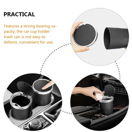 Compact Car Cup Holder Trash Can: A Sleek Organizer for Every Vehicle - Wnkrs