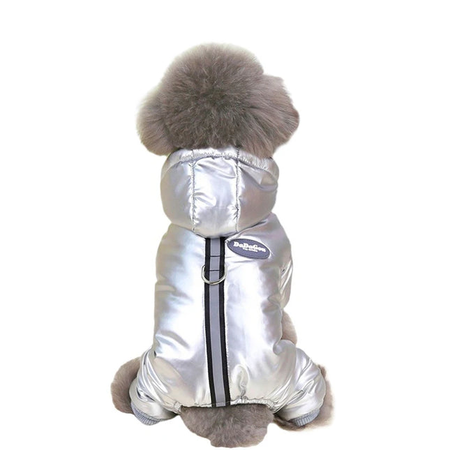 Mono impermeable acolchado para perros 